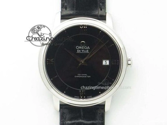 0402 De Ville SS RXW 1:1 Best Edition Black Dial on SS Bracelet A2892 (Free Leather Strap) Sporty 8017